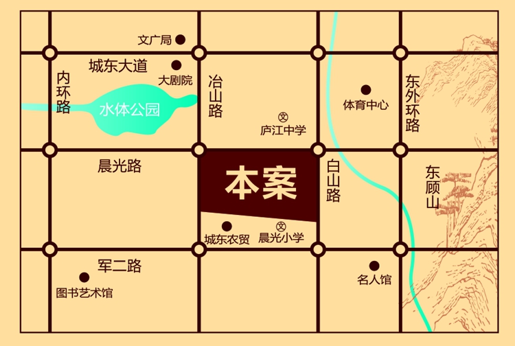 区位交通图